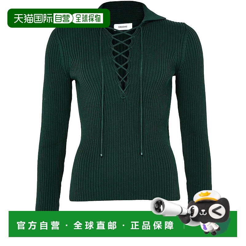 欧洲直邮菲拉格慕 25秋冬  FER2RCHPGEE 女士 长袖T恤