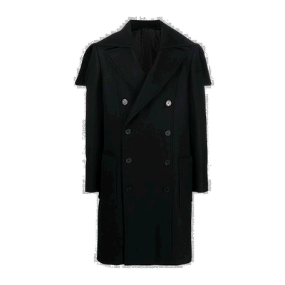 香港直邮Balmain 双排扣大衣 YH1UB003WB06