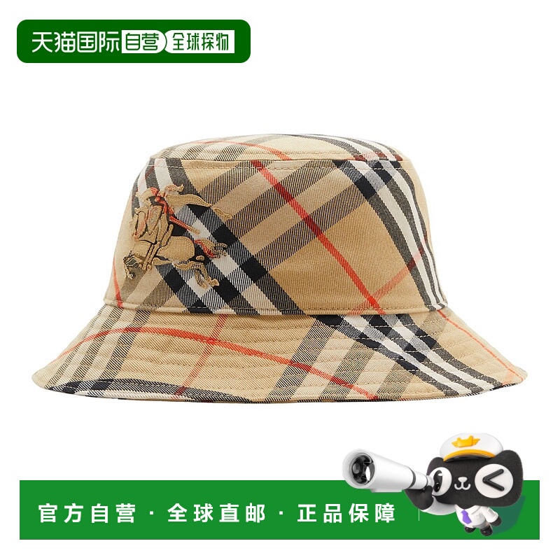 1h可退 香港直邮Burberry 巴宝莉 女士 格纹花呢渔夫帽 9GYJ6BEIH