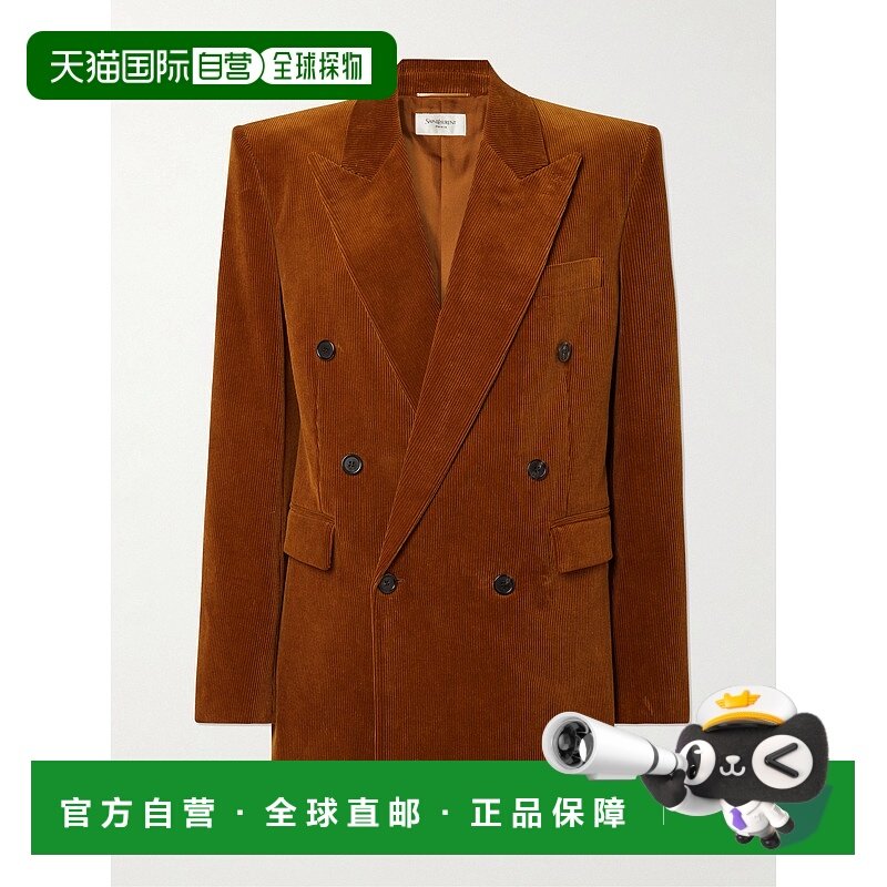 香港直邮Saint Laurent 圣罗兰 女士 灯芯绒夹克 837047Y107T外套,男装,夹克,淘宝优惠券,粉丝福利购,淘宝优惠卷