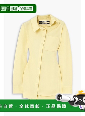 1h可退 香港直邮Jacquemus 女士 Pablo 不对称棉质府绸衬衫 241SH