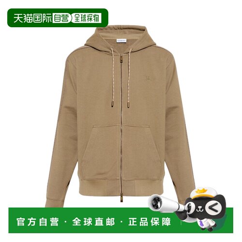 欧洲直邮Burberry Men Scott Hoodie Finch Brown