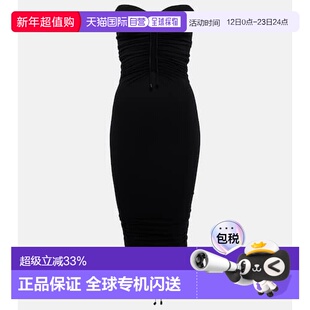 1h可退 香港直邮Wolford 女士 Fatal 褶皱抹胸迷你连衣裙 001012