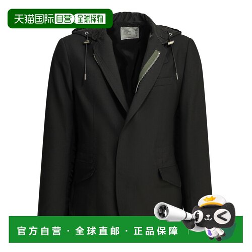 1h可退 香港直邮SACAI 男士外套 2604026M001BLACK