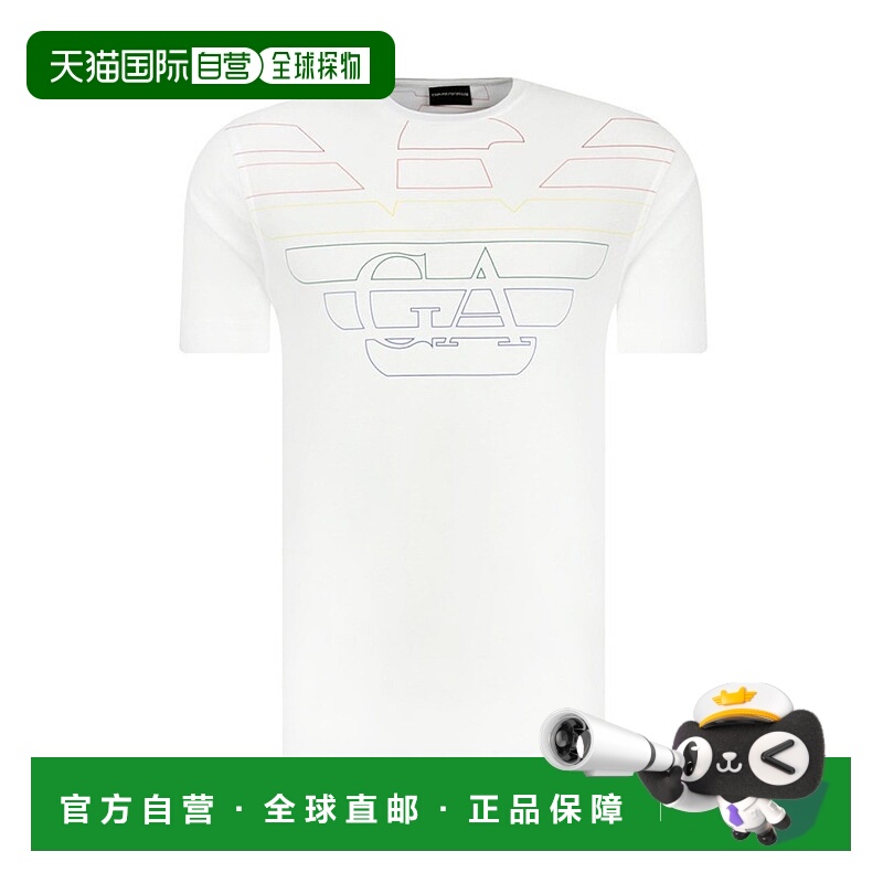 香港直邮Emporio Armani logo印花T恤 3G1TM61JQXZ阿玛尼