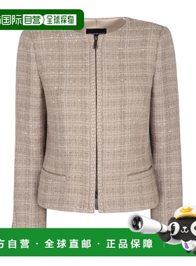 香港直邮Emporio Armani 圆领长袖休闲夹克 EW002143AF14734U外套