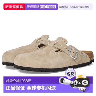 1h可退 香港直邮birkenstock 勃肯 女士 Boston Rivets 洞洞鞋