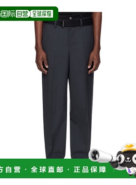 1h可退 香港直邮Sacai 羊毛混纺休闲裤 2603903M