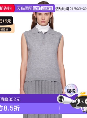 香港直邮LISA YANG 女士 灰色 Lise Polo 衫 2025362Mist