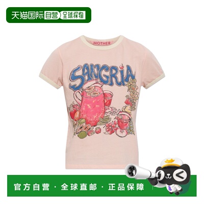 香港直邮MOTHER 女士T恤 8881315ASANGRIA AW2026 粉红色 T-shirt