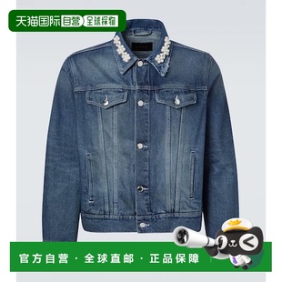 蒙娜 Rocha 罗莎 男士 牛仔布夹 1h可退 精饰短款 香港直邮Simone