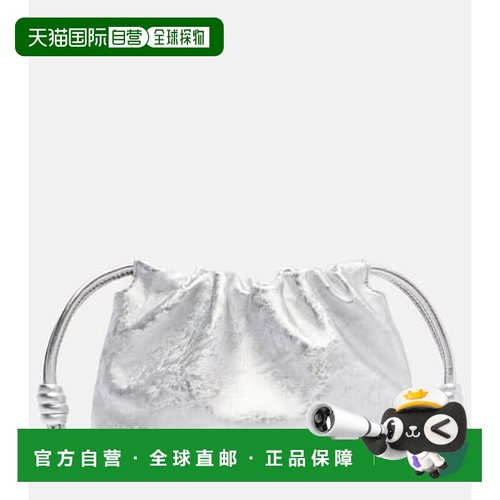 1h可退 香港直邮LOEWE 罗意威 女士 Flamenco 迷你金属感皮革手包