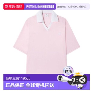 欧洲直邮courreges 女士 Polo衫短袖
