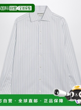 1h可退 香港直邮J.W. Anderson 女士 白色条纹棉质衬衫 SH0388PG1
