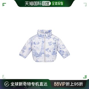 香港直邮DIOR logo刺绣拉链羽绒服童装 婴儿 迪奥 4SBM31PUFC