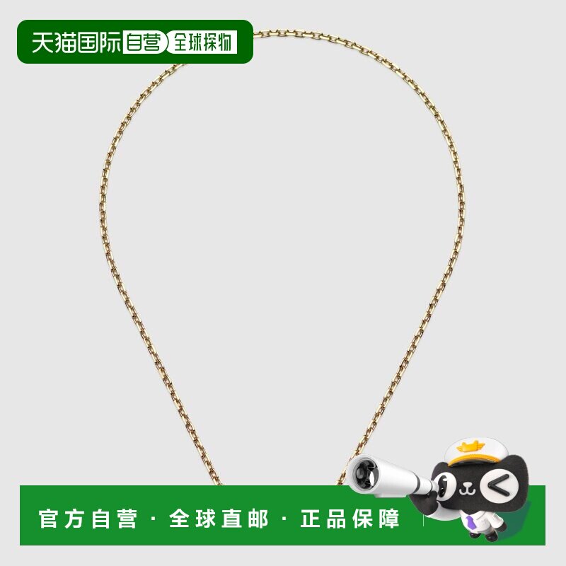 自营欧洲直邮Gucci古驰Link to Love系列女士18k 黄金链条项链