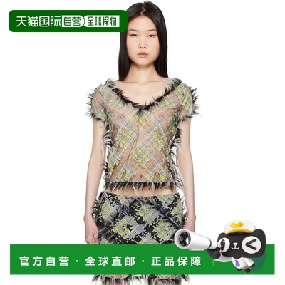 1h可退 香港直邮Diesel 迪赛 女士 黑色 & 绿色 T-Uffy T 恤 A165