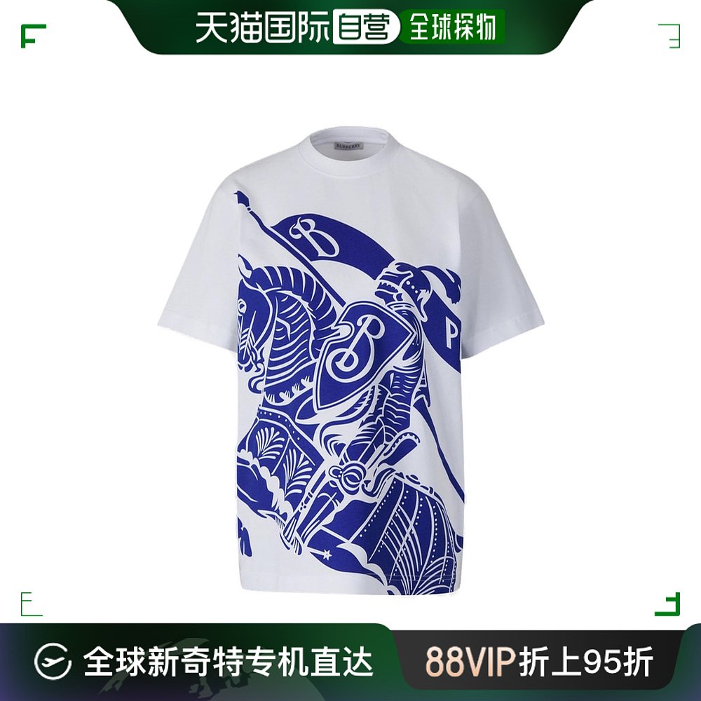 香港直邮burberry 圆领印花t恤 80776681博柏利