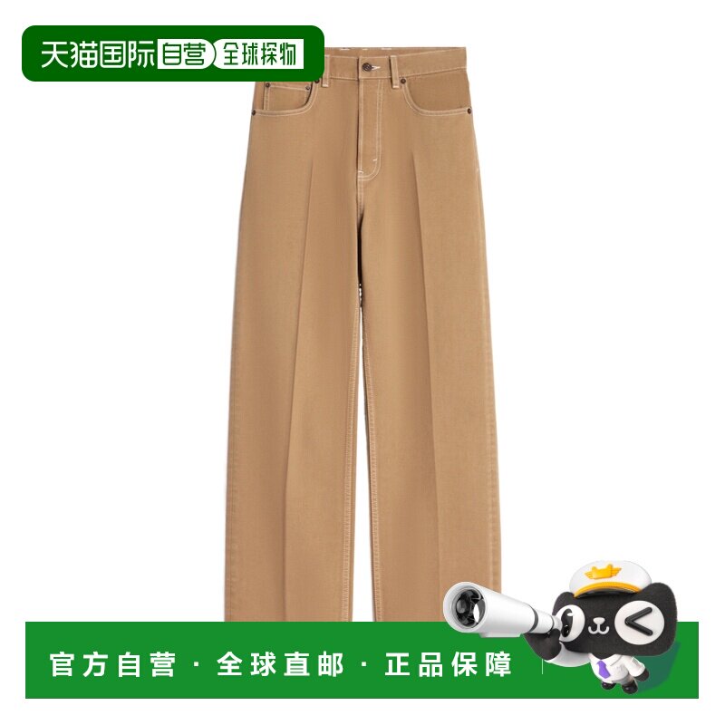 1h可退 香港直邮Celine 腰带环牛仔长裤 RP0HY789D.牛仔裤直筒裤