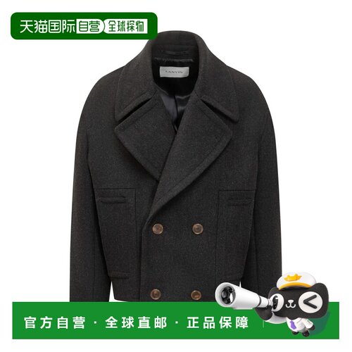 1h可退 香港直邮LANVIN 男士夹克 RMCO00096120H2518 AW2025 黑色