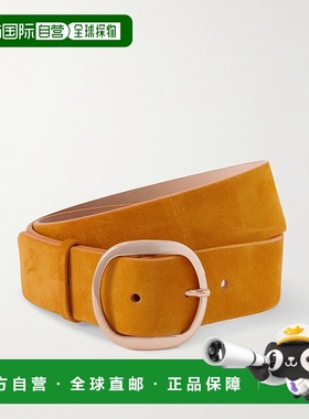 香港直邮Gabriela Hearst 女士 Elster 绒面革皮带 125624L086GDB