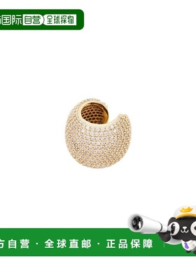 香港直邮Ettika  水晶精饰粗框全耳式耳环 EC012CLRG