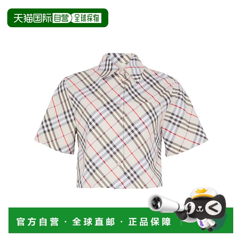 香港直邮Burberry 格纹短衬衫 BURM7QJN博柏利短款