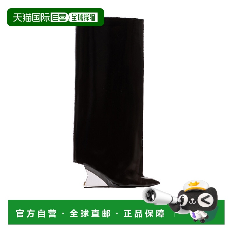 香港直邮Balmain 尖头长筒靴 GN1TA209LSMR