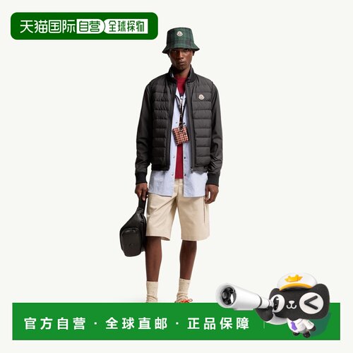 自营欧洲直邮Moncler盟可睐 Verney男士聚酯纤维三合一短款羽绒马