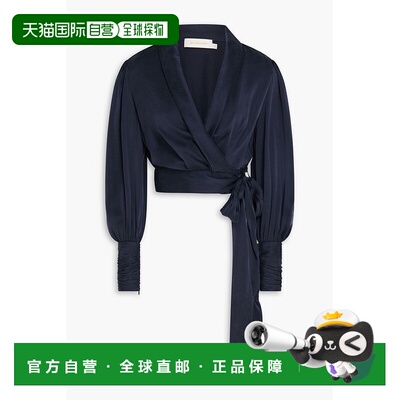 1h可退 香港直邮ZIMMERMANN 女士 长袖罩衫 4913TR25R blue蓝色