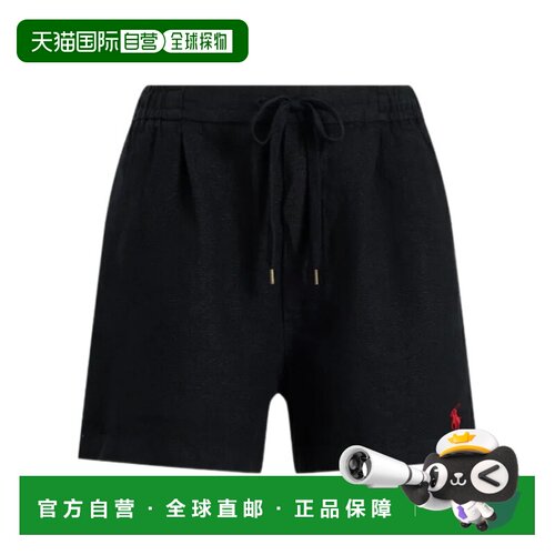 1h可退 香港直邮POLO RALPH LAUREN 女士短裤 211A12950BLACK SS2