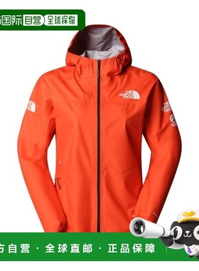 自营欧洲直邮THE NORTH FACE北面 SUMMIT女士橙色锦纶连帽外套