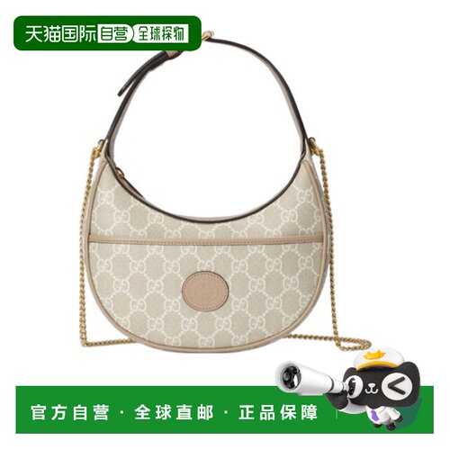 自营Gucci GG半月造型迷你单肩包斜挎包手提包 726843FAA4G古驰