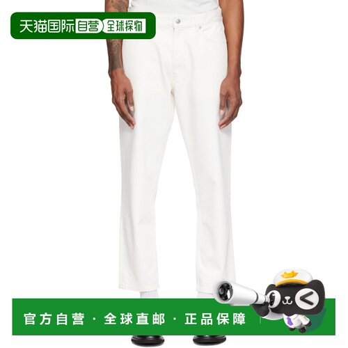 1h可退 香港直邮Hugo 雨果 男士 HUGO 白色 Relaxed-Tapered-Fit