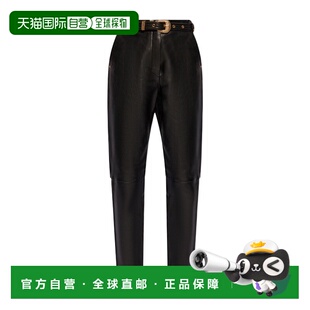 香港直邮Balmain CF1QF017LC62休闲显瘦外穿百搭 腰带环休闲裤