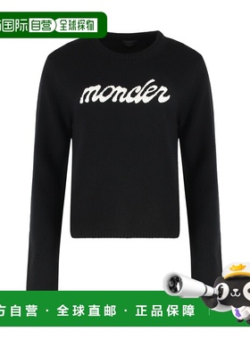 1h可退 香港直邮Moncler 盟可睐 女士 標誌圓領毛衣 K20919C00004