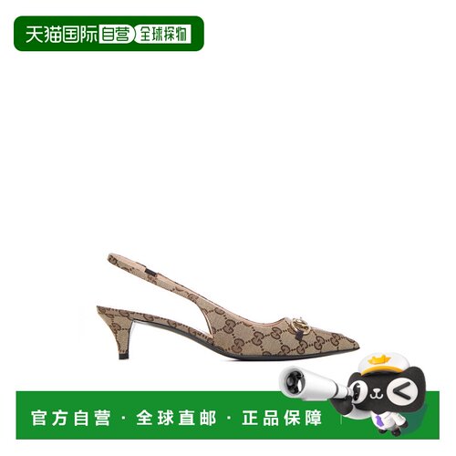 香港直邮GUCCI 女士高跟鞋 7826272HK809763 CO 花色 GG露跟高跟