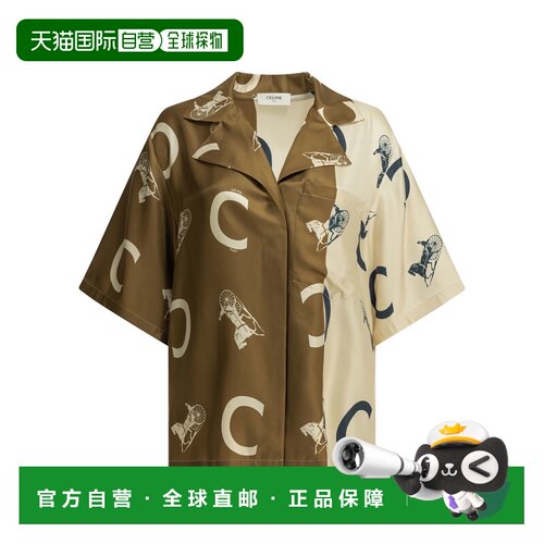 1h可退 香港直邮CELINE 女士衬衫 RB0363K2701HM SS2026 花色 PYJ
