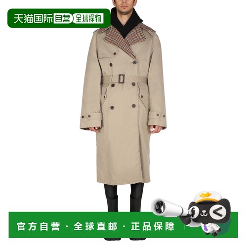 1h可退 香港直邮BALENCIAGA 男士外套 681169TLU239378 SS2022 棕