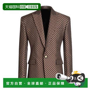 男士 巴尔曼 西装 外套 舒适时 1h可退 brown棕色 香港直邮Balmain