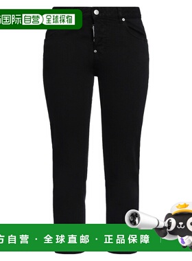 香港直邮Dsquared2 二次方 女士 牛仔长裤 black黑色 舒适时尚