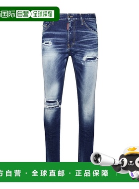 香港直邮Dsquared2 破洞牛仔裤 S74LB1452S30663