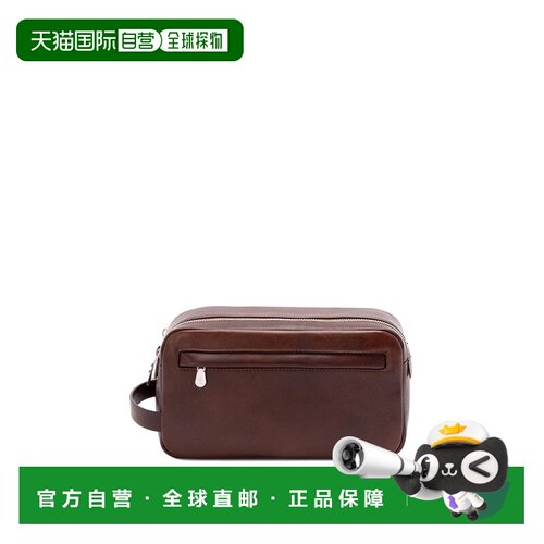 香港直邮Brunello Cucinelli 布内罗 古奇拉利 男士 双拉链化妆包
