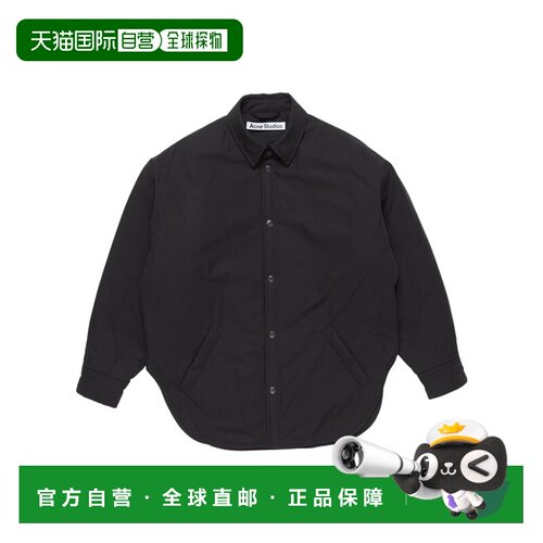 1h可退 香港直邮ACNE STUDIOS 男士衬衫 B90855900 SS2026 黑色