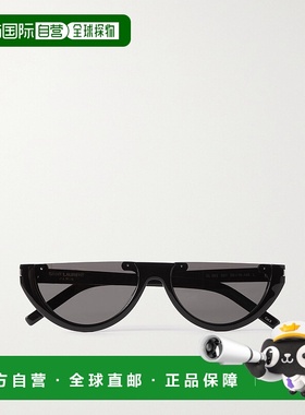 香港直邮Saint Laurent 圣罗兰 女士 板材猫眼太阳镜 SL563001