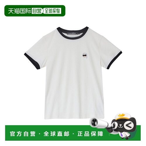 欧洲直邮KARL LAGERFELD 女士T恤 A3W17078B09 SS【付后1h可退】
