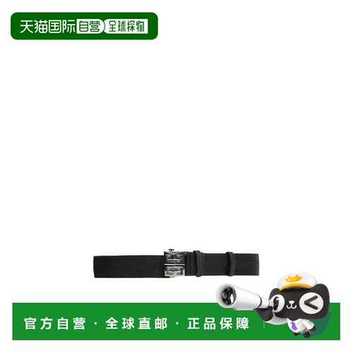 1h可退 香港直邮GIVENCHY 男士腰带 BK404YK14F001 SS2022 黑色 l