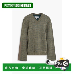 香港直邮Maison Margiela 马丁 马吉拉 女士 格纹羊毛毛衣 S50HN0
