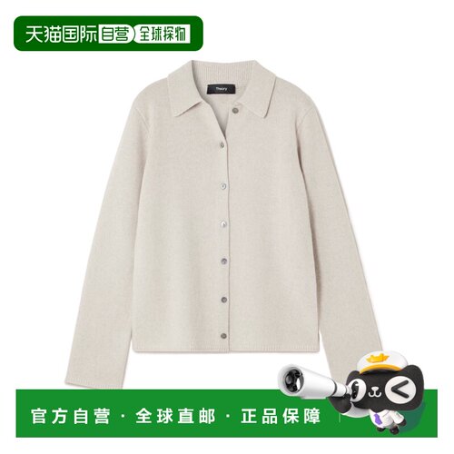 1h可退 香港直邮THEORY 女士针织衫 P0918719B04 SS2026 白色 羊