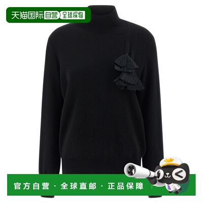 1h可退 香港直邮SALVATORE FERRAGAMO 女士针织衫 788654NERO AW2